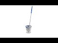 Quickie Clean Water Spin Mop System with 3 Mop Heads