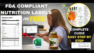 How to Make a Nutrition Facts Label for FREE | Small Food Business Tutorial