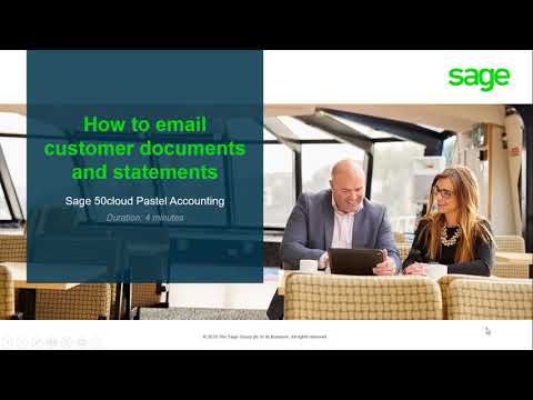 Sage 50cloud Pastel (ZA) - How do I email customer statement and documents?