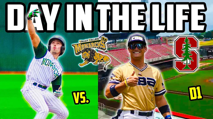 Day In The Life of A STANFORD Baseball Commit VS J...