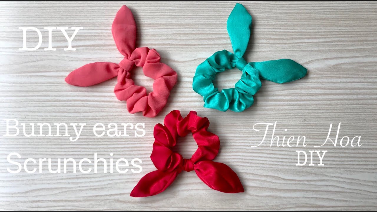 DIY SCRUNCHIES #3 | Cách làm scrunchies cột tóc tai... - youtube