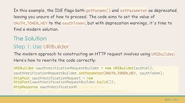 Modernizing Legacy Java Code: Transition from getParams() to a More Efficient Approach