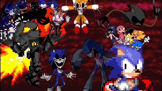 Acose-prey, but it's tails, fleetway and sonic.exe [Friday Night Funkin']  [Mods]