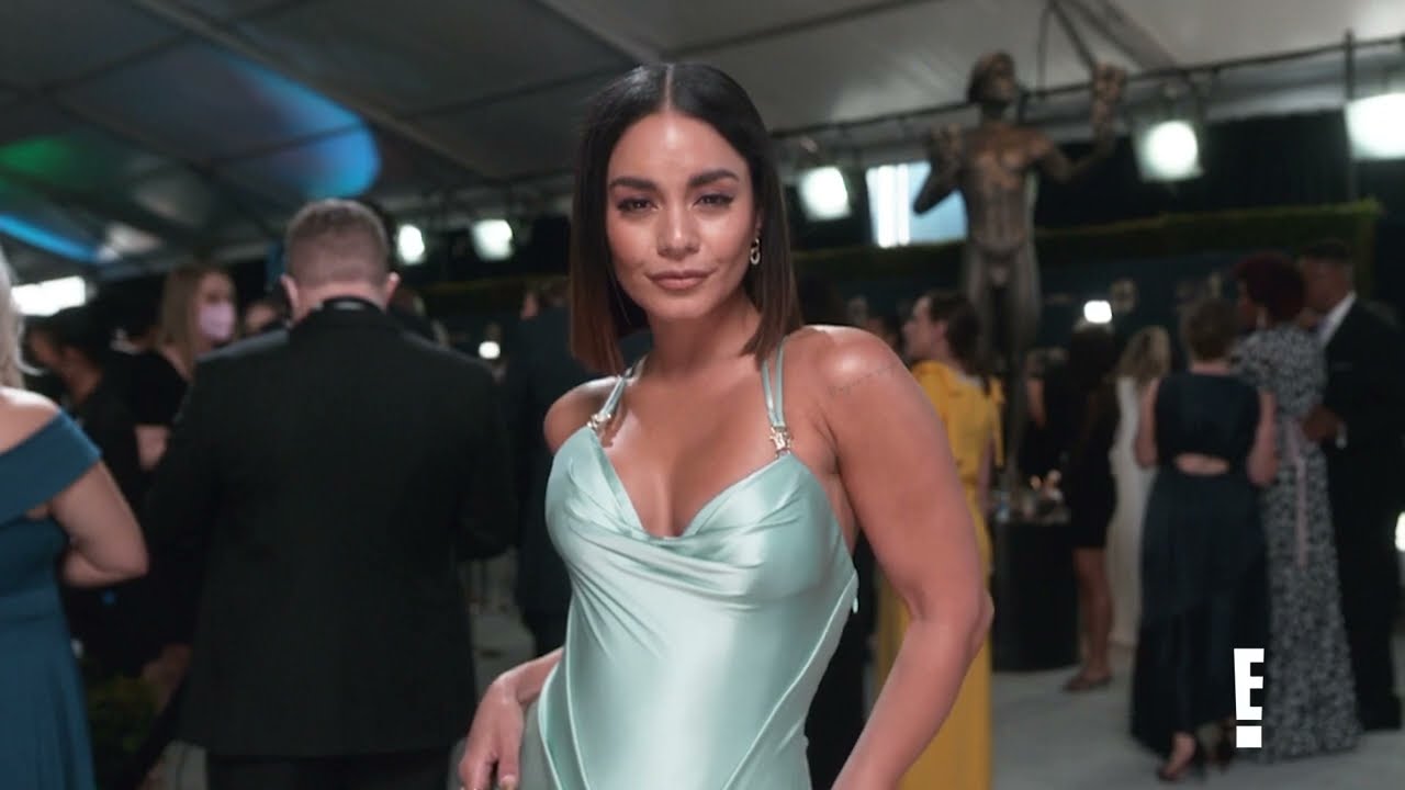 vanessa hudgens green dress Vanessa Hudgens At SAG Awards 2022: Photos Of Her Look  Hollywood Life