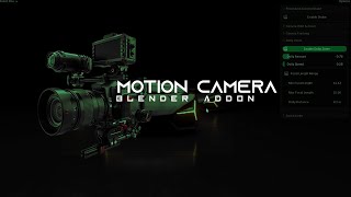 Motion Camera - Dolly zoom, Camera shake, Third person, Orbit Blender Addon