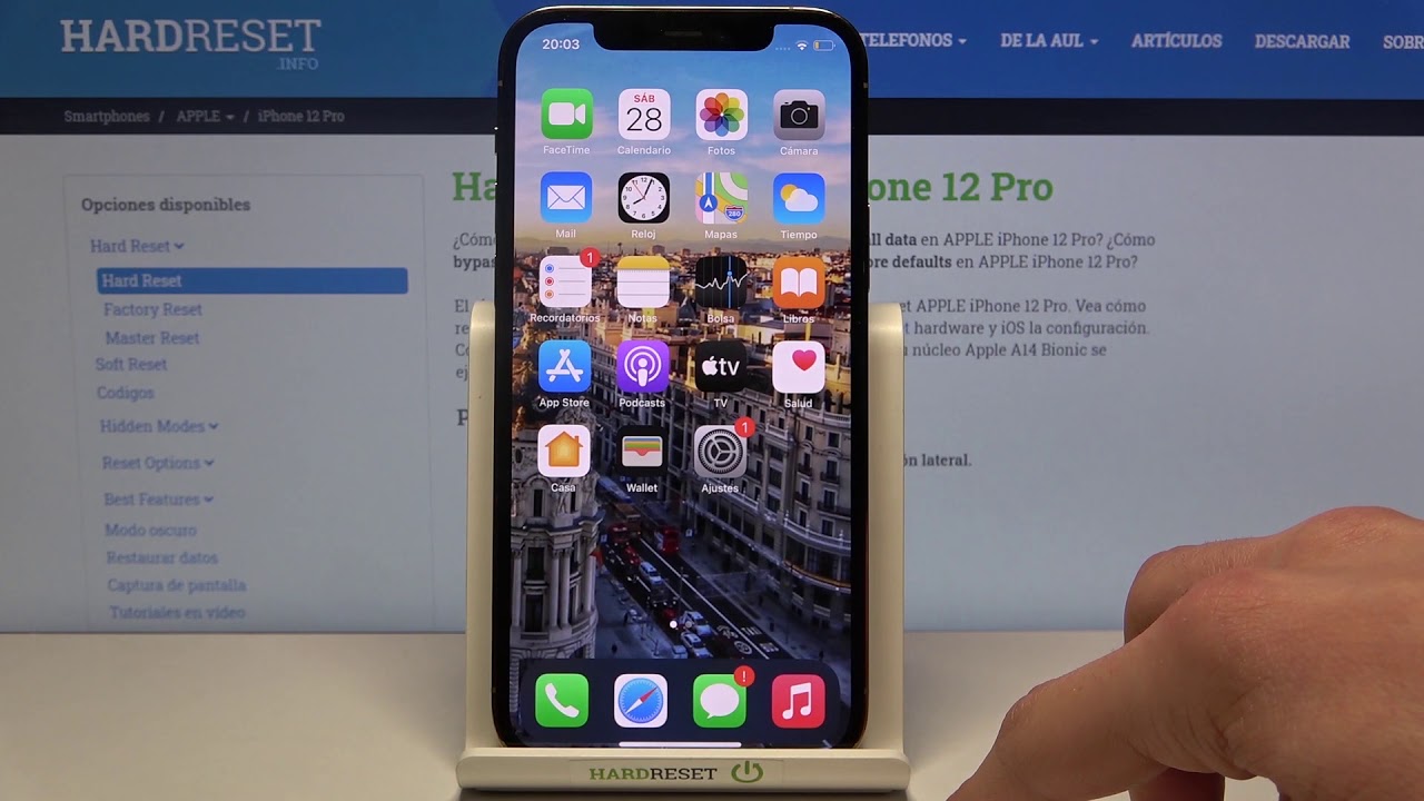 ¿Cómo hacer una captura de pantalla en iPhone 12 Pro? - capturar