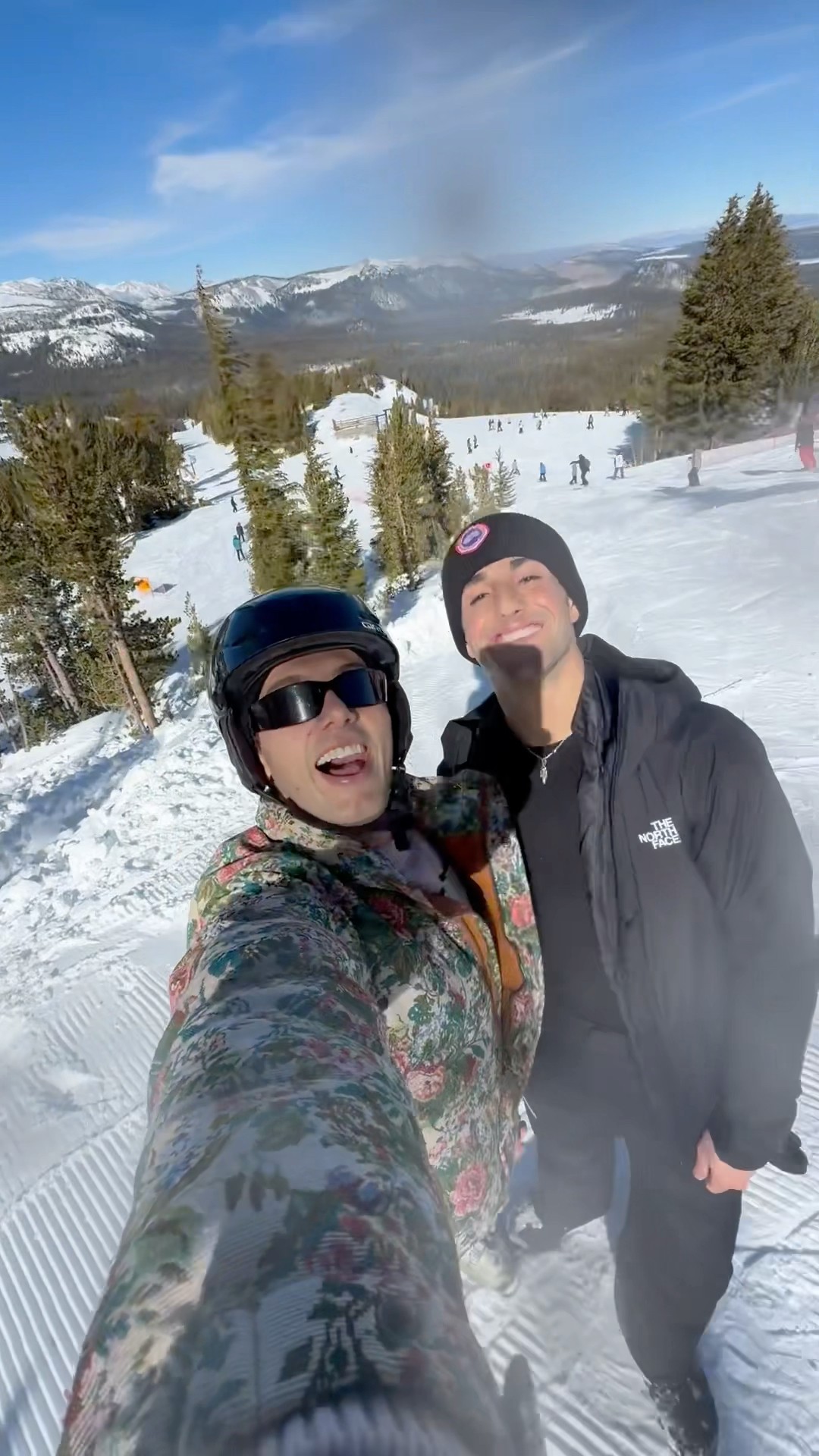 we ate this transition UP #mountains #skitrip #sheadurazzo #transition
