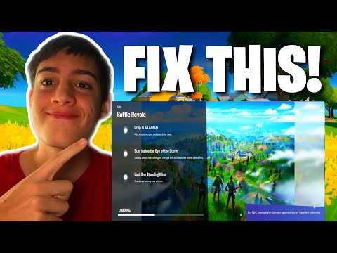 How To Fix Loading Screen Freeze/Stuck In Fortnite ( EASY FIX ) 2021