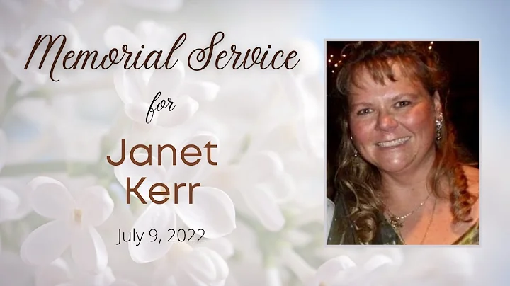 Janet Kerr Memorial Service