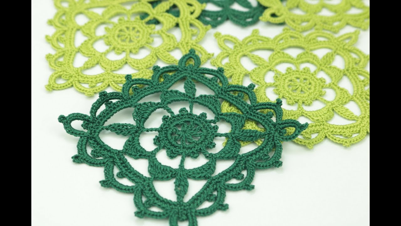 КВАДРАТНЫЙ МОТИВ урок вязания крючком  How to Crochet a Square