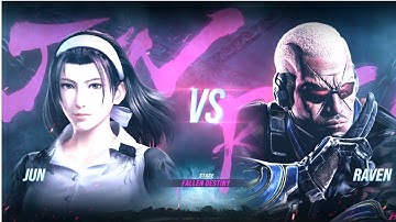 Tekken 8 Jun vs Raven cpu vs cpu