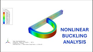 Abaqus for Beginners: Nonlinear Buckling - Pinned Column (RIKS Method)