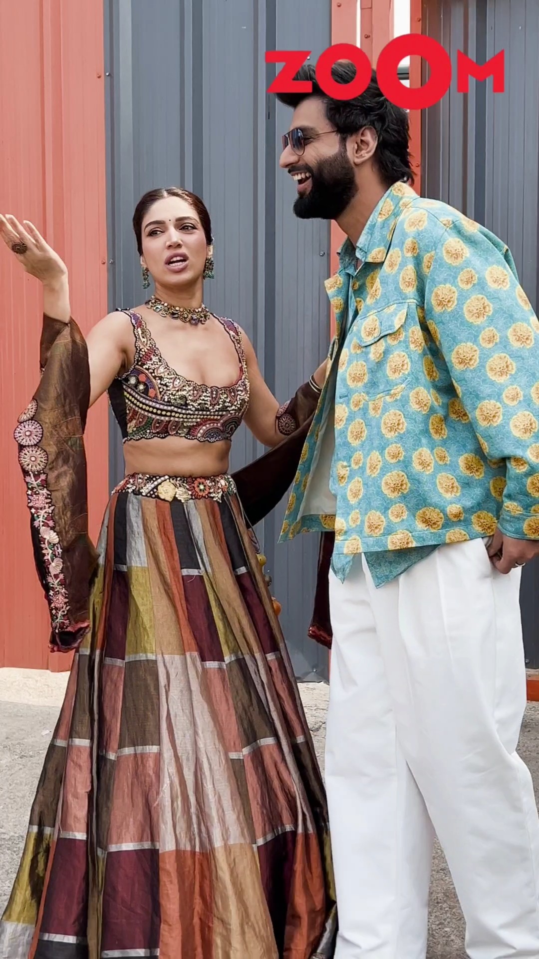Bhumi Pednekar and Harsh Gujral's FUN banter with each other in front of paps  ? #shorts
