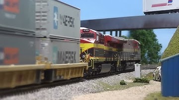 HO Scale KCS Mainline Action at Goldenspike - Part 9