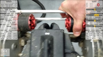 VESC 4.7 120A Bench Test - 12s - c6364 sensored