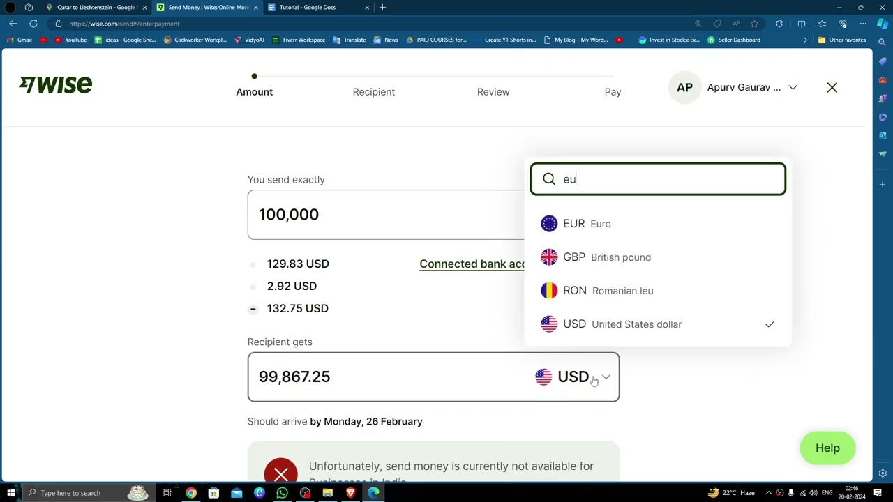 ✅ WISE: How To Send Money From Qatar To Liberia (Full Guide)