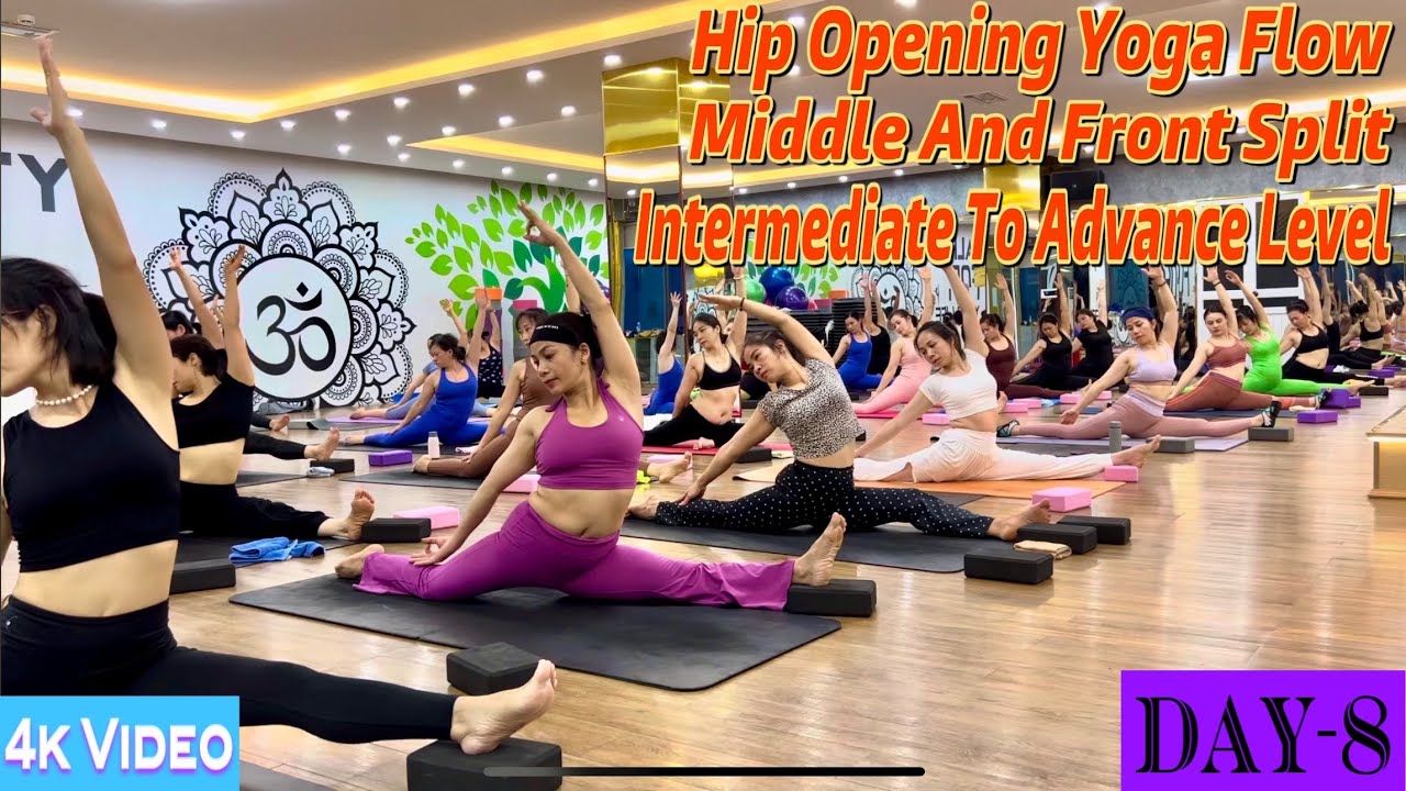 DAY-8 Hip Opening Yoga Flow Middle And Front Split | Master Ranjeet Singh Bhatia |