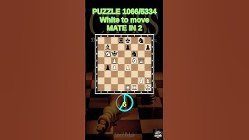 Chess puzzle series 🧩1066/5334 #chess #puzzle #learnchesstactics #magnuscarlsen #polgar #chessbooks