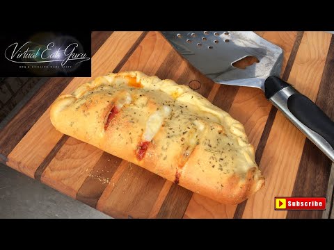 Grilled Calzone on Pizza Stone Recipe - Traeger