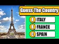Guess the country from its famous place
