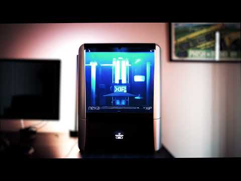 Timelapse of the XiP Ultrafast Desktop 3D Printer Printing a Bottle