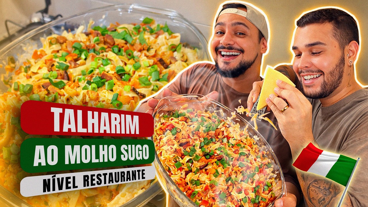 🍝 Talharim ao Sugo da Vovó Fácil de Fazer | Receita de família - Vinyuri