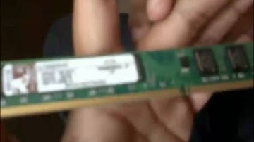 Kingston 800 Mhz ddr2 HALF HEIGHT value ram - UNBOXING