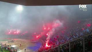 Salida Universidad de Chile vs Chivas Semifinal Copa Libertadores HD