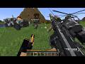 We Destroyed the Pillager Outpost with Powerful German Weapons in Minecraft! 💥⚔️