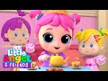 This is the Way to Tea Party with Princess Jill and Dolls! | Little Angel And Friends Kid Songs