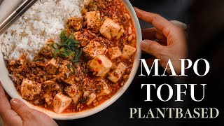 Vegan Recipe | EASY MAPO TOFU [ How to cook silken tofu without breaking it ]