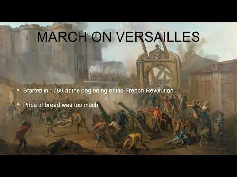 History - Women&rsquo;s March on Versailles 1789 (French Revolution) LESSON