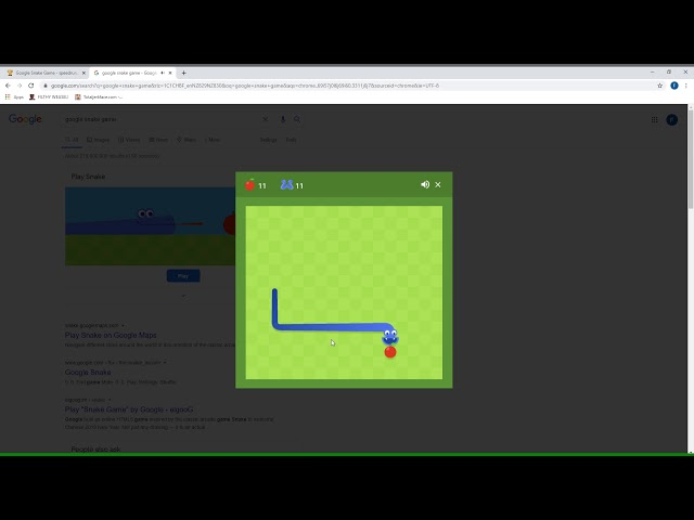 Google Snake (Web) high score by ElotBurger