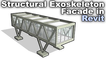 Structural Exoskeleton Facade in Revit Tutorial