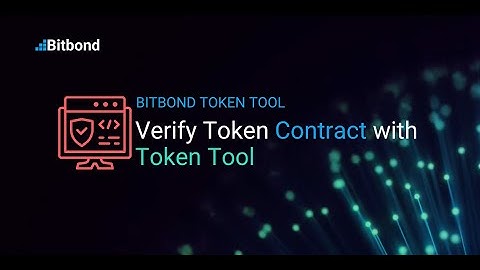 How to Verify Token Contract with Bitbond Branding