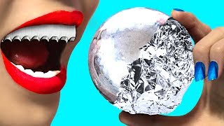 HOT!!! THÁCH LÀM QUẢ BANH BẠC NHẬT BẢN CỰC KHÓ !!! Japanese Aluminum Foil Ball