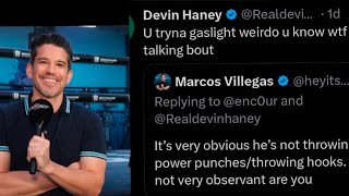 DEVIN HANEY DISS THE OWNER OF FIGHT HUB!!! &amp; WHY HE SAID HE HATES THE YOUTUBE CHANNEL 