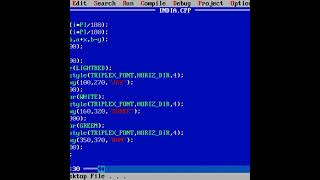 Indian flag using c programming #jayshreeram #india #cprogramming screenshot 5