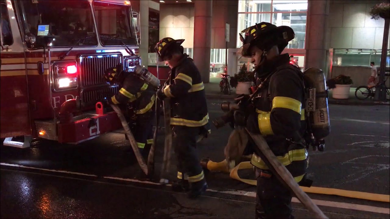 FDNY OPERATING AT "AFTERMATH" OF CAR FIRE ON E. 42ND ST. IN MIDTOWN ...