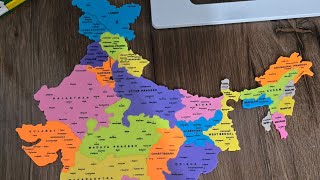 Solving India Map Puzzle! 🇮🇳 | Learn All States & Capitals
