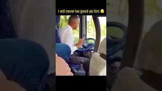 I struggle every time to shift gears smoothly😅Then I saw a bus driver doing it with ZERO effort!🚍