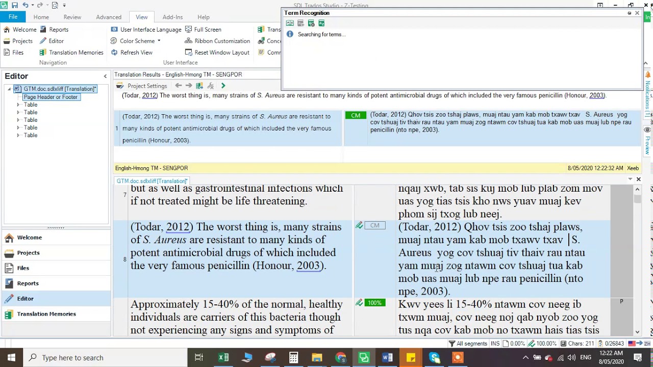 ວິທີໃຊ້ໂປຣແກມແປພາສາ How to export and import Bilingual For Review in ...
