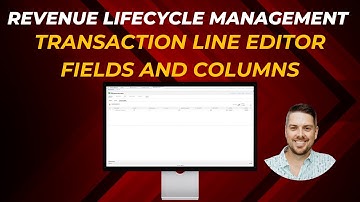 Controlling Transaction Line Editor Columns in Salesforce Revenue Lifecycle Management