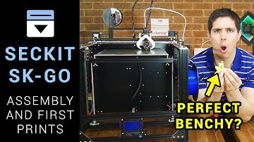 SecKit SK-GO assembly and test prints - CoreXY linear rail 3D printer