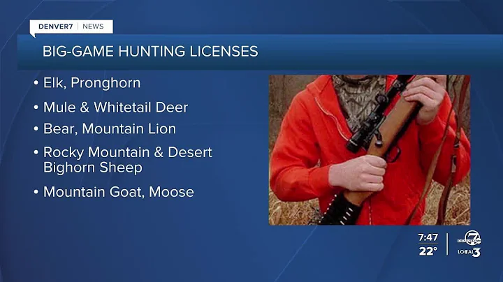 Big-game hunting license deadline is Tuesday