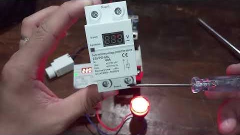 bảo vệ cao áp và thấp áp cho lưới điện 1 pha 220v