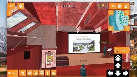 Segundo video chat en aula virtual 3D curso aprendizaje autónomo