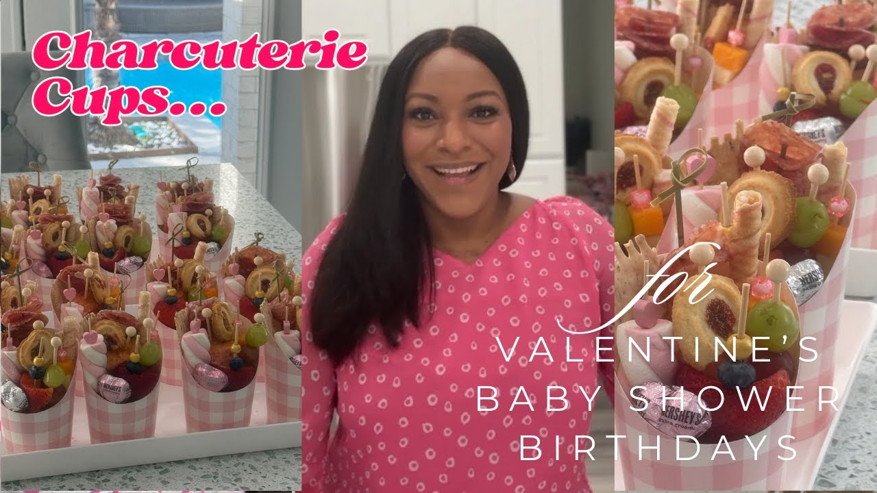 DIY Charcuterie Cups for Valentine's, Baby Shower & Birthday Parties | Easy Party Food Ideas