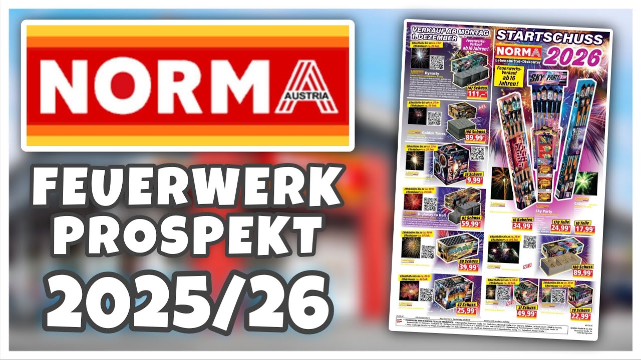 Norma Österreich Feuerwerk Prospekt 2025/26 🔥 | Unverschämte Preise 😵💰 | Pyro TV 