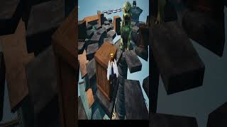 chained together: asian shrines hardest task 🏯 impossible escape 😱#gaming #gamingshorts